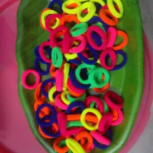rubber bands (colours)